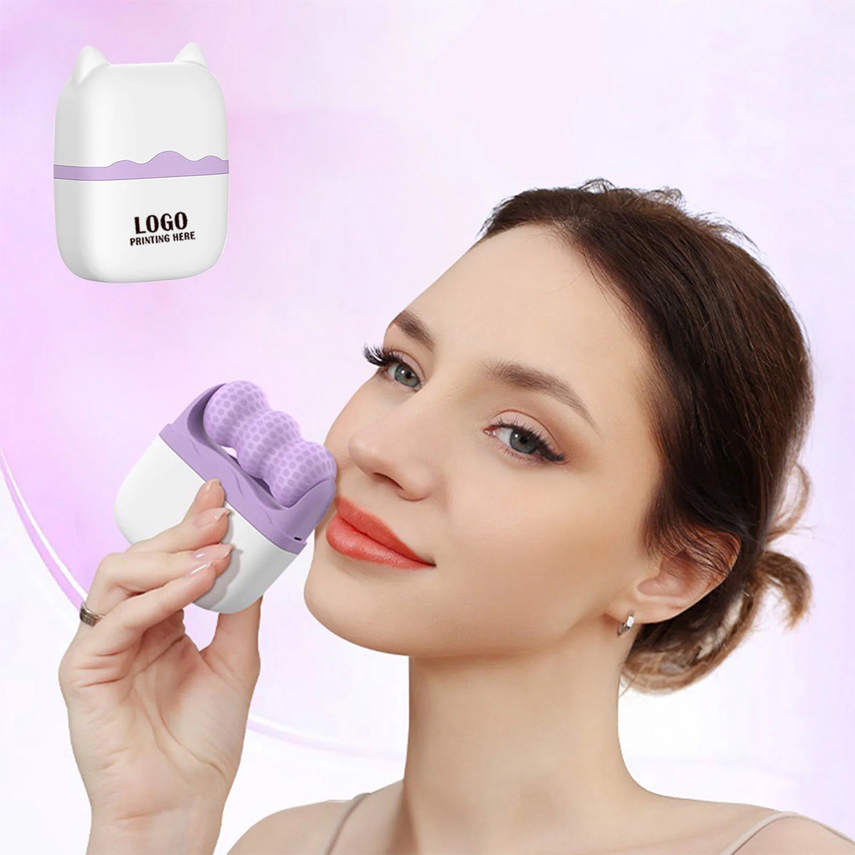 HUPSRC115 2 in 1 Ice Roller For Face And Eye Beauty Device