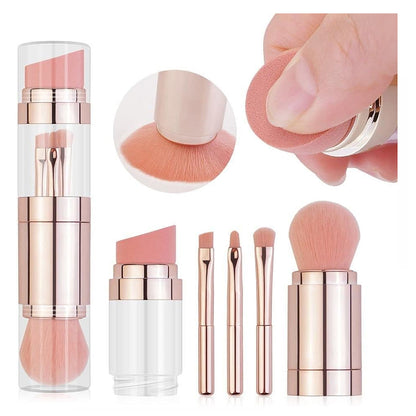 HUPSRC118 5 In 1 Mini Professional Makeup Brush Set