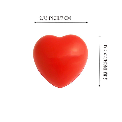 SUPSRC13  Stress Heart Ball 1 Color Imprint