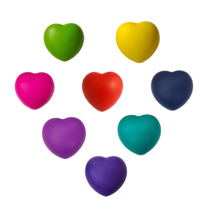 SUPSRC13  Stress Heart Ball 1 Color Imprint