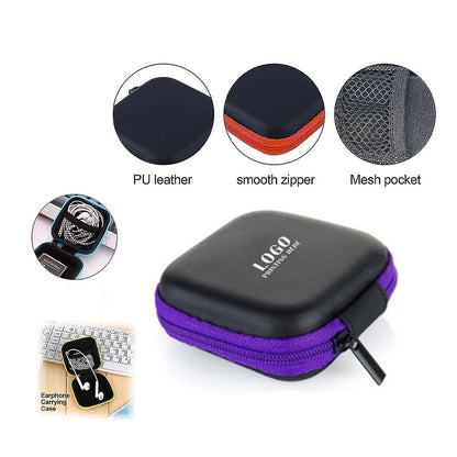 HUPSRC32 Square EVA Earphone Carrying Case