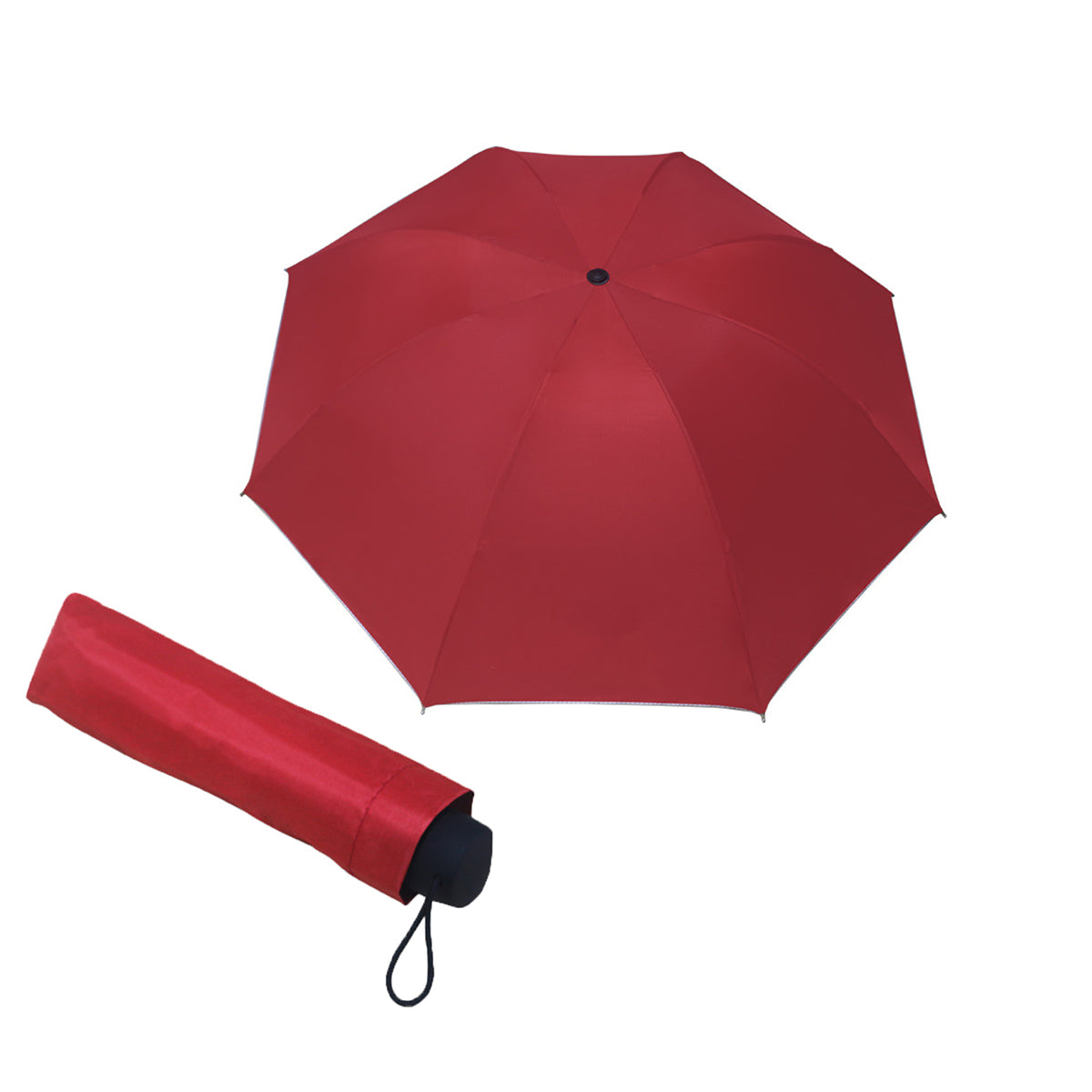 SUPSRC57 Foldable Umbrella  43 inch Arc and Folds Into Compact 9.4 inch