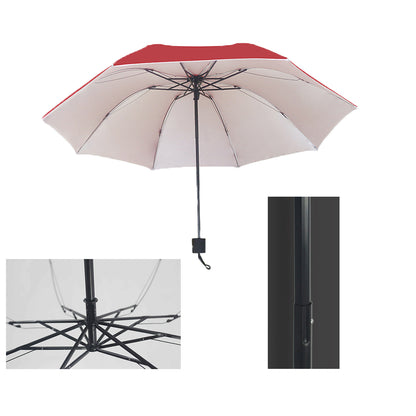 SUPSRC57 Foldable Umbrella  43 inch Arc and Folds Into Compact 9.4 inch