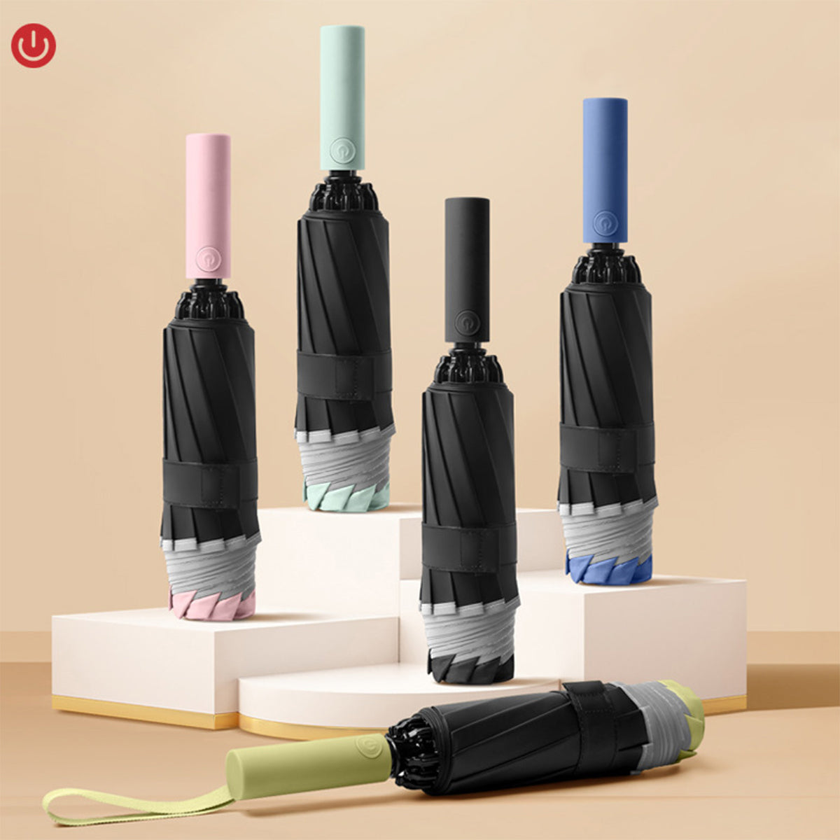 SUPSRC60 The Color Flip Inverted Folding Umbrella Auto Open Reverse Auto Closing