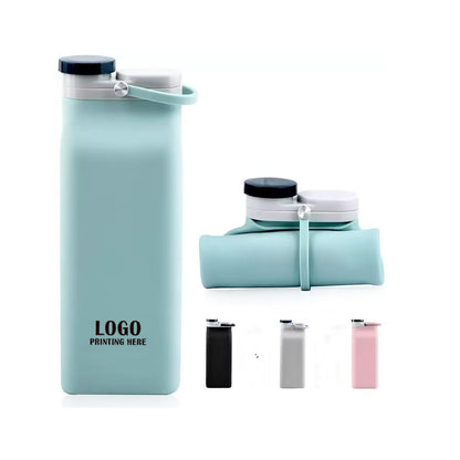 SUPSRC91 19 oz. Silicone Folding Sport Bottle
