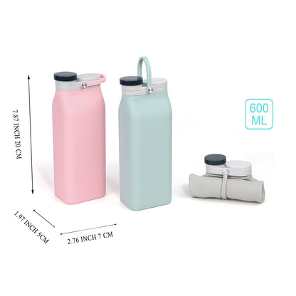 SUPSRC91 19 oz. Silicone Folding Sport Bottle