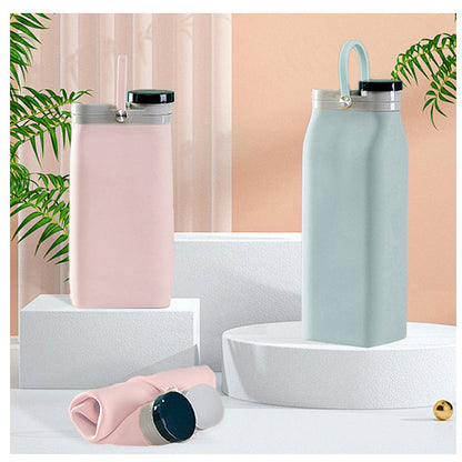 SUPSRC91 19 oz. Silicone Folding Sport Bottle