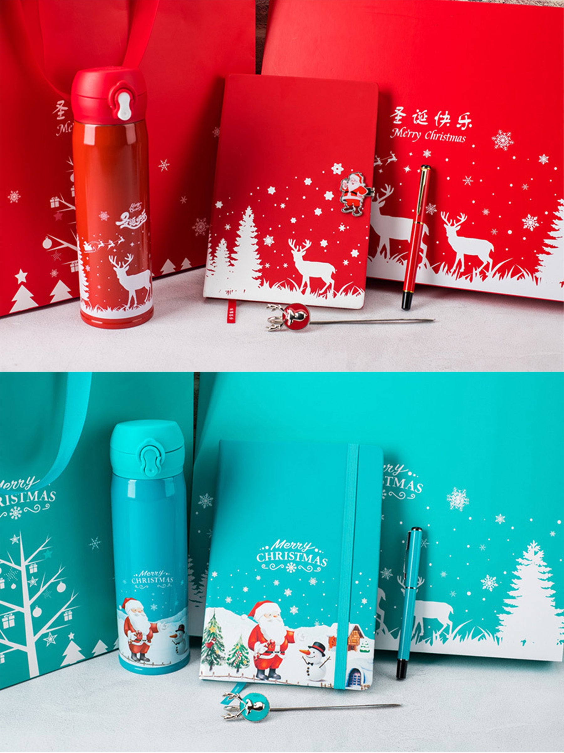 SUPSXA21 MOQ 10PCS 3Pcs Business Gift Set Notebook